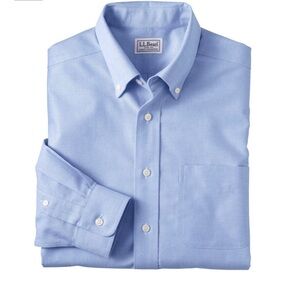 Men's Wrinkle-Free classic Oxford Shirt, Slightly Fitted.